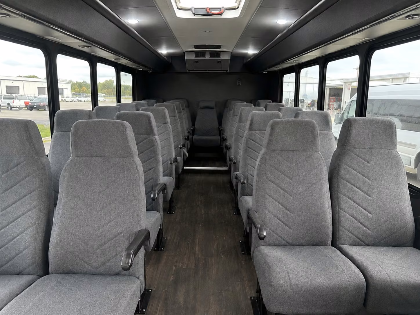 18 passenger minibus interior