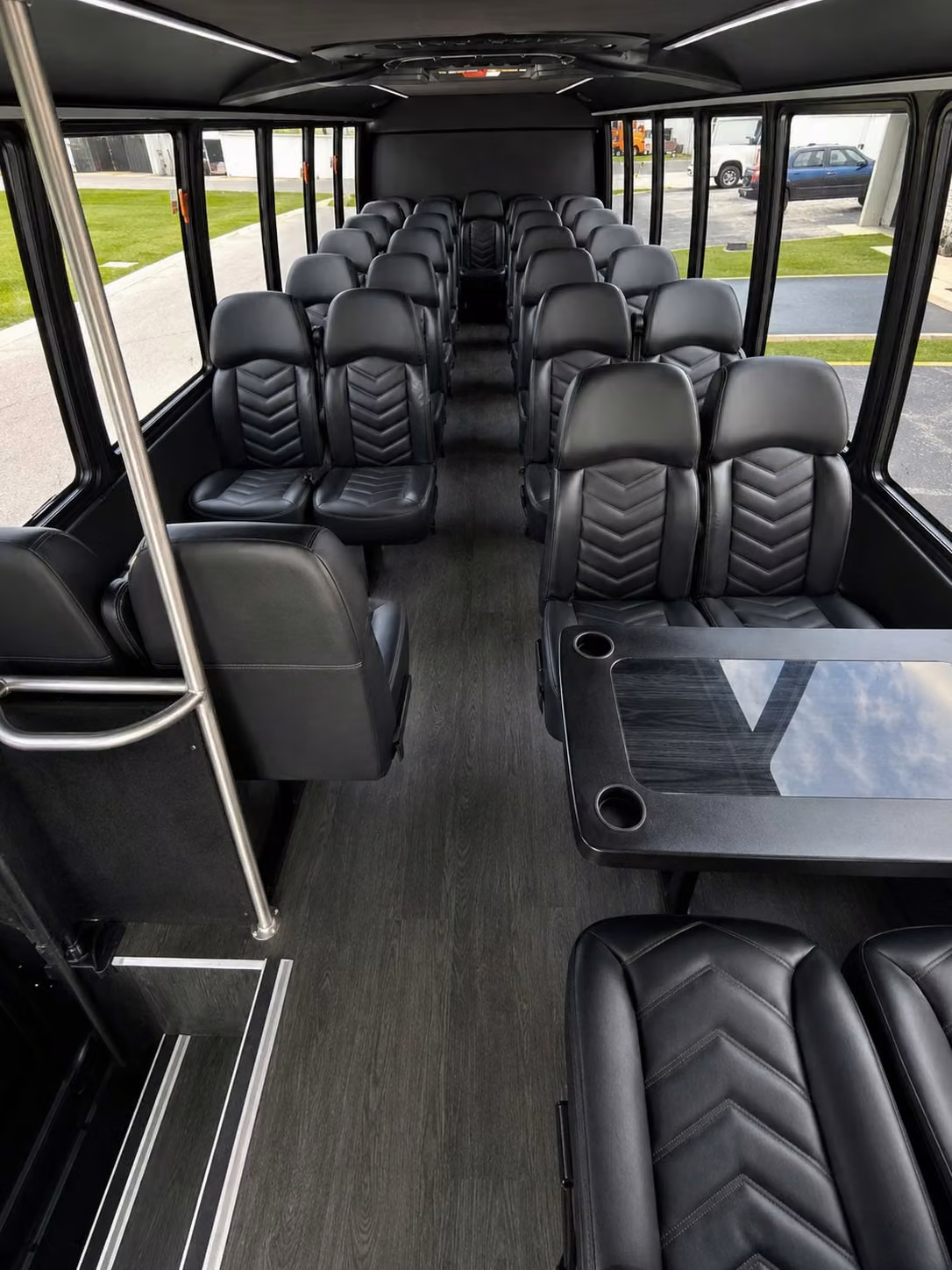 20 passenger minibus interior