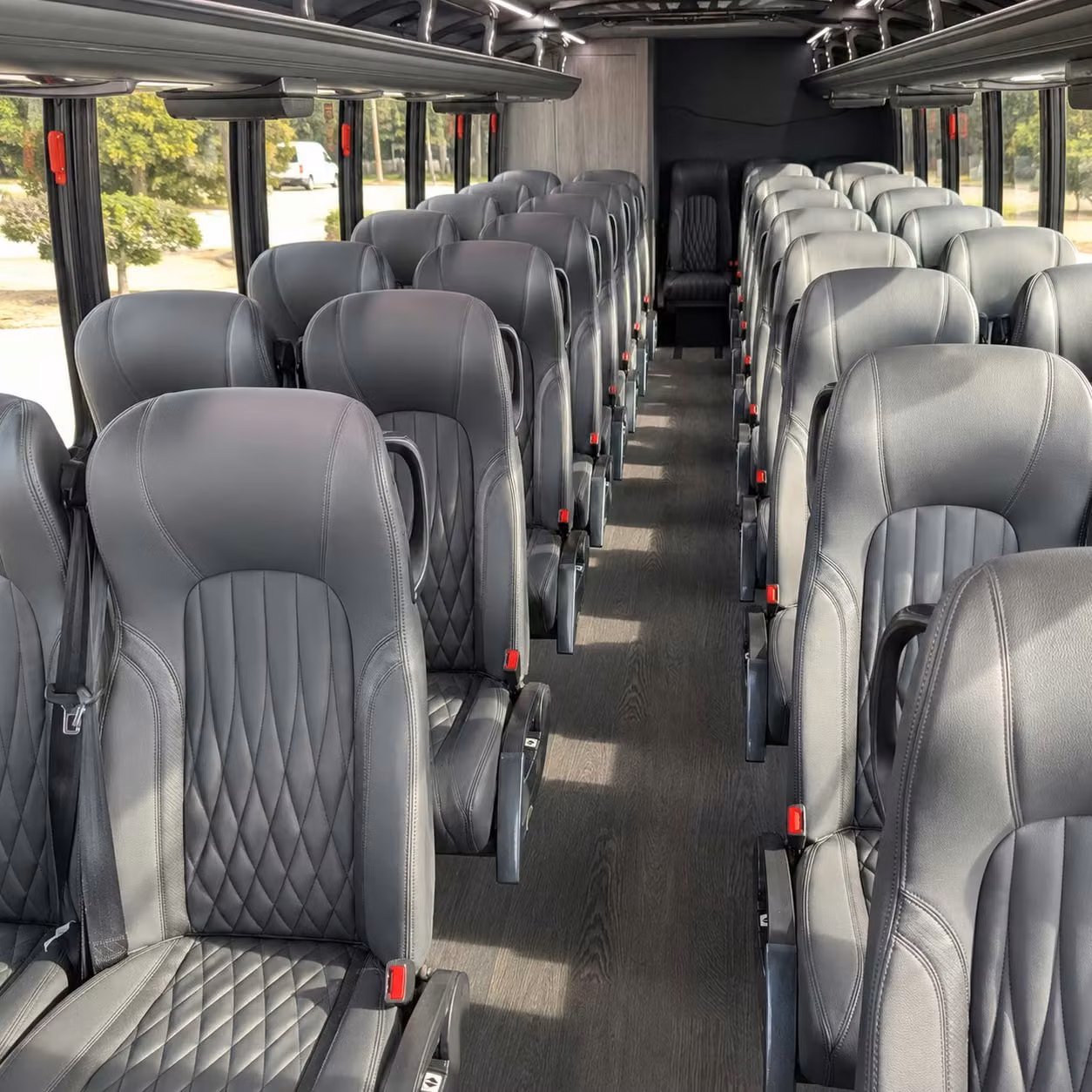 35 passenger minibus interior
